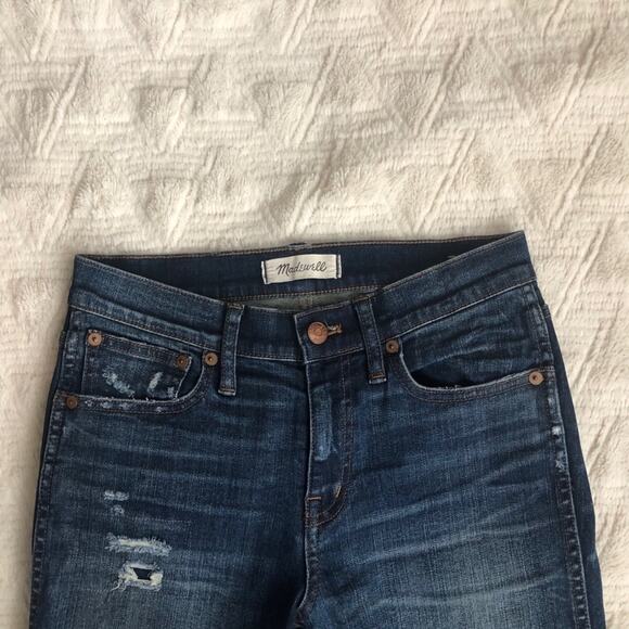 Madewell 9" High-Rise Skinny Jean Ripped & Patched Edition - Picture 4 of 7